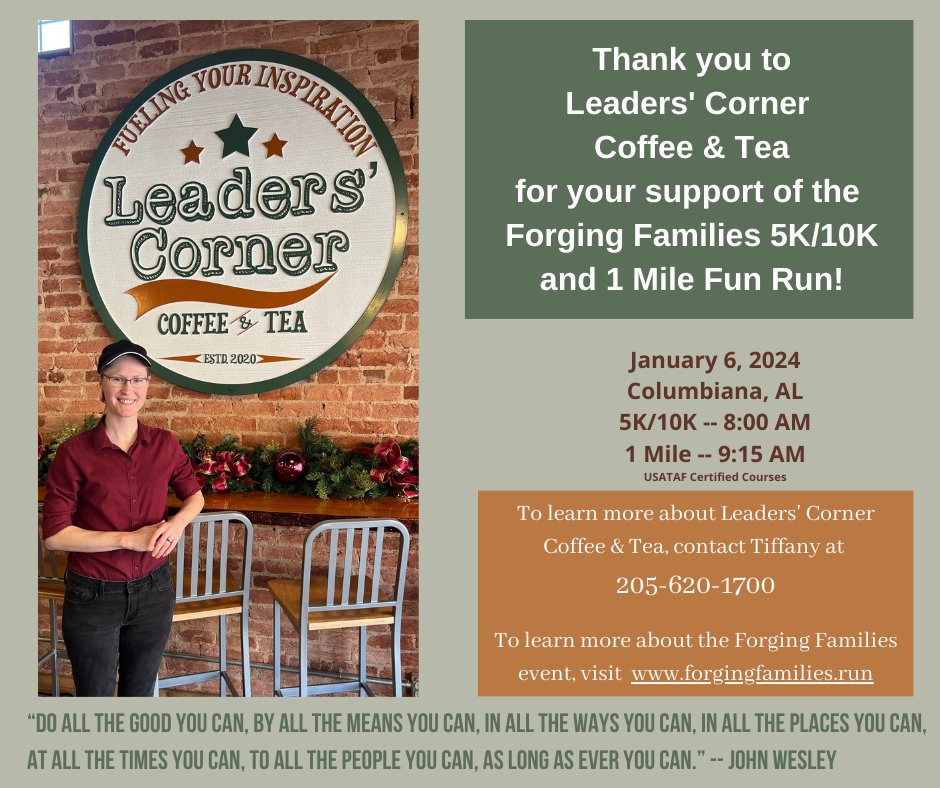 Want to say a big public THANK YOU to all these wonderful sponsors of the Forging Families 5K/10K and 1 Mile Fun Run!
For the last four years, this race has been blessed to play a small part in helping a family give a child a forever home.  #ff5k10k
forgingfamilies.run