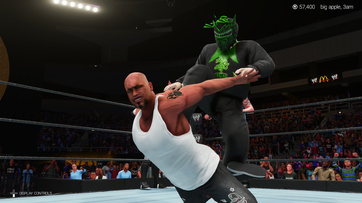 aaroncantmosh's tweet image. i love mods #WWE2K19