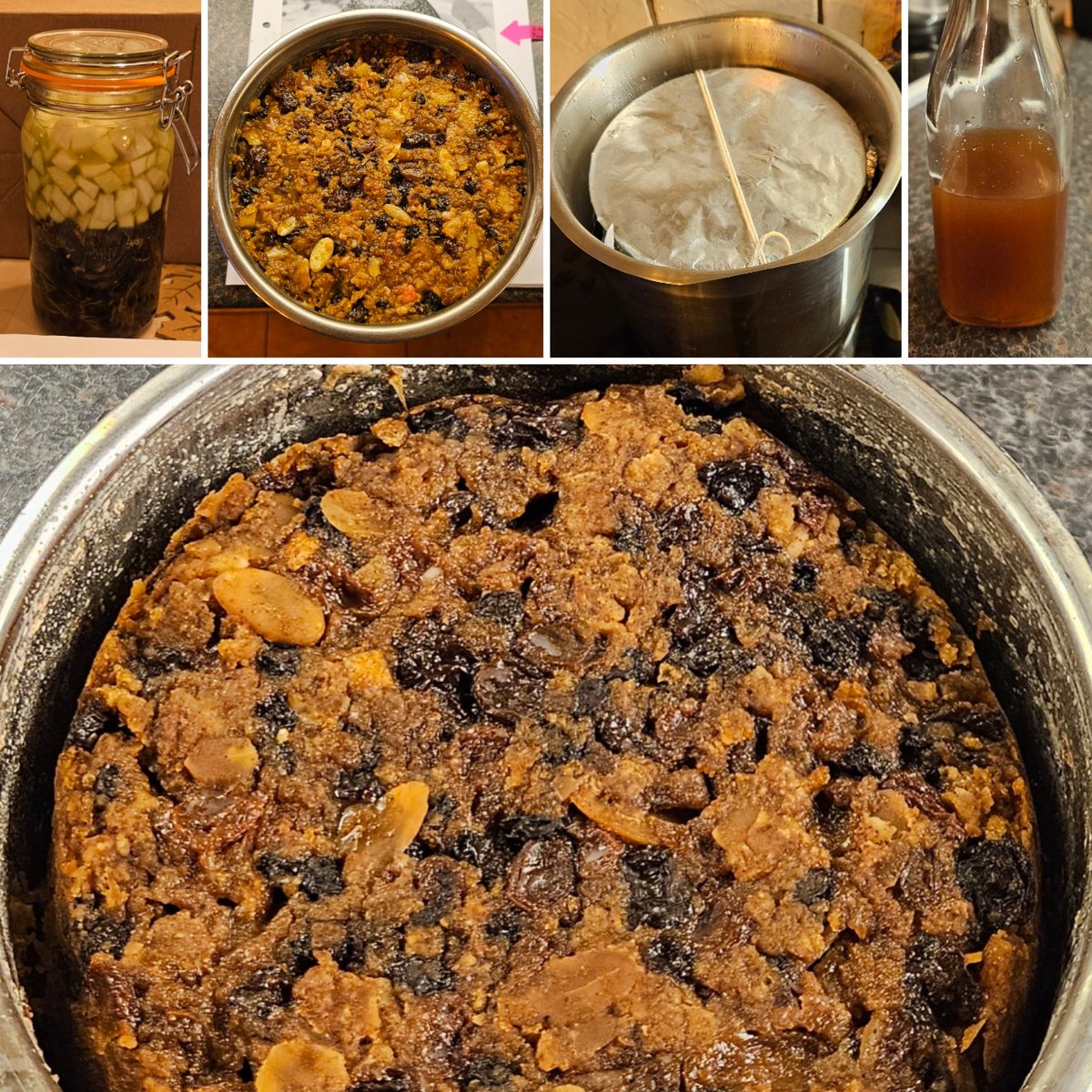 Årets Christmas Pudding,
er ferdig og hviler nå til julaften.