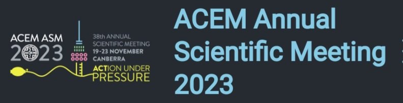 In Canberra for #ACEM23. Rightly devoted to working under enormous pressure, a shadow hangs over the program if this late cancellation of a keynote proceeds.
Emergency physicians are capable of confronting complex, devastating issues with care &amp; diligence. If not us, then whom?