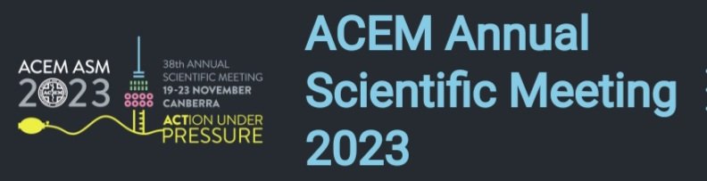 In Canberra for #ACEM23. Rightly devoted to working under enormous pressure, a shadow hangs over the program if this late cancellation of a keynote proceeds. Emergency physicians are capable of confronting complex, devastating issues with care & diligence. If not us, then whom?