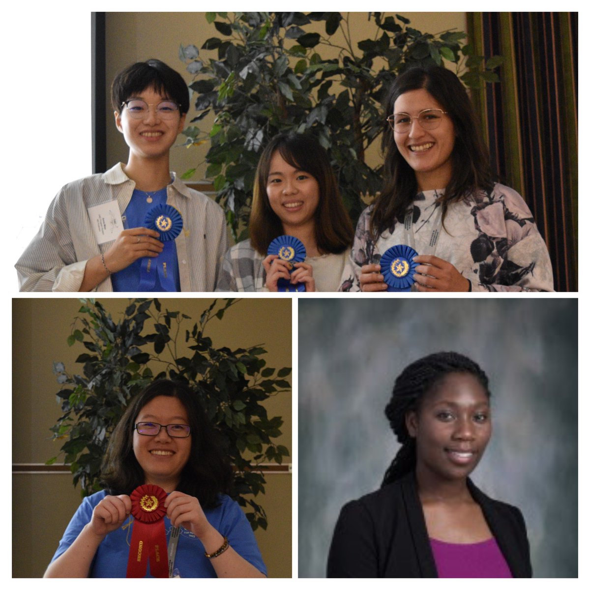 UTGSBSGnE's tweet photo. Anna Miao #GibbonsLab , Sseu-Pei Hwang @Denicourt_Lab , Samantha Mota #GalkoLab , @hanbitbaek @sarur2 , Lee-Ann Notice @vanHooligans #GNE23 #AwardWInners https://t.co/qfO1HEHJQA