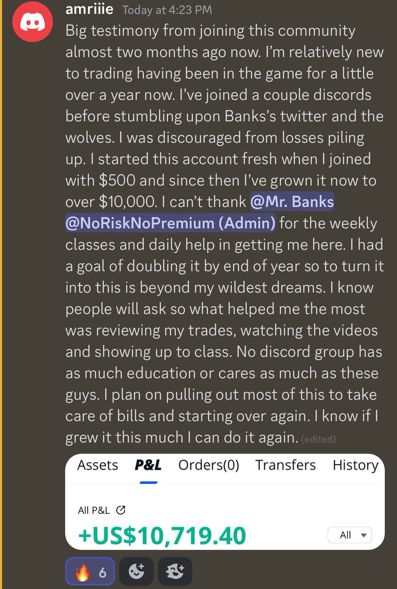 I just helped someone turn a small account $500 to $10,000 in two months

Came from other discords and finally found our EDUCATION helpful

I’m on a mission to make profitable traders

Because of this:

$1,000 GIVEAWAY

$500 to two people 

RT LIKE and FOLLOW ❤️

$SPY $SPX $QQQ