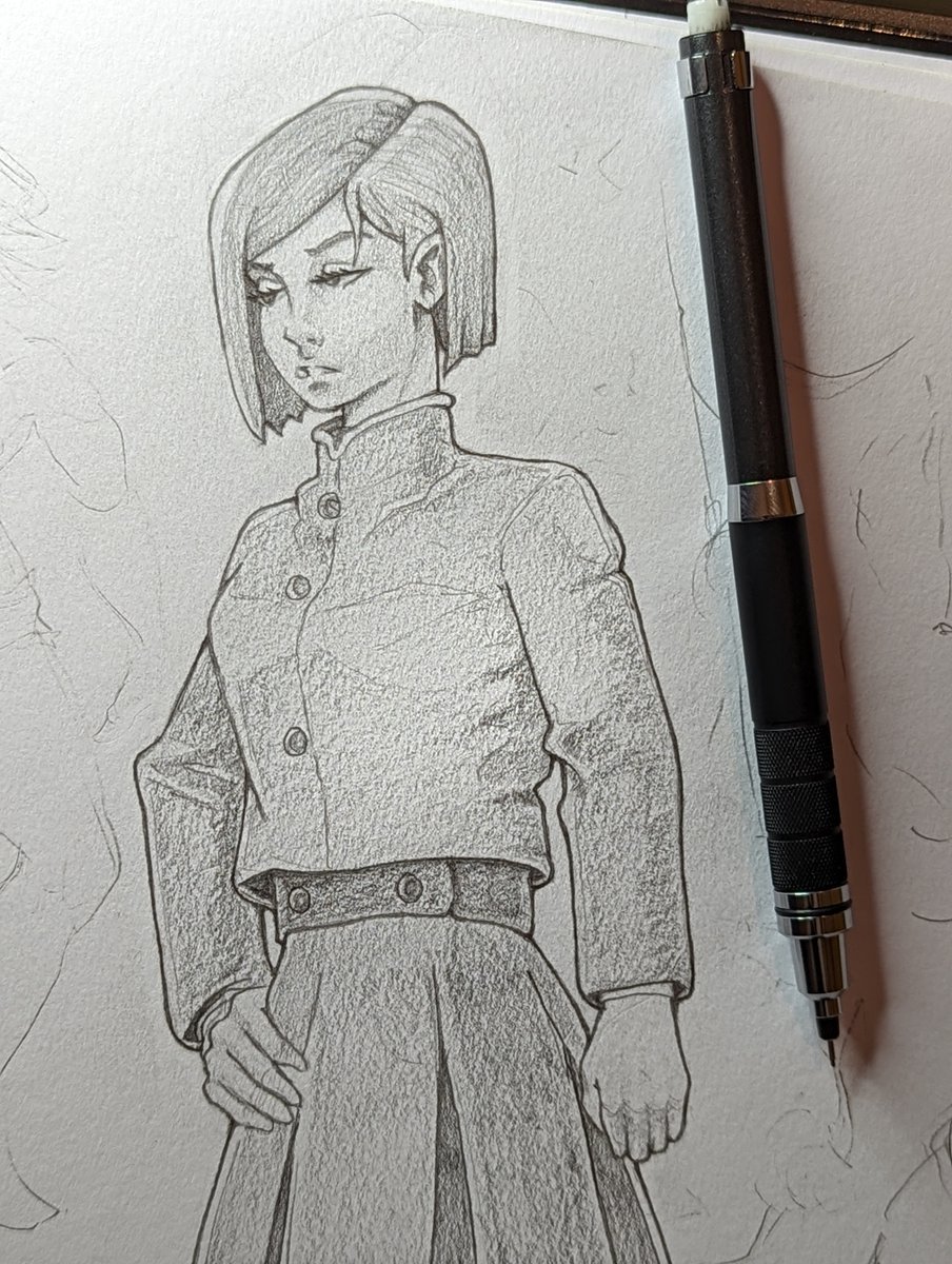 half_dead_ant's tweet photo. Best bossy boots. Kugisaki Nobara. Jujutsu-kaisen.
#Nobara #JujutsuKaisen #Pencildrawing #realspecial #釘崎野薔薇 https://t.co/SA7DKV3IvE
