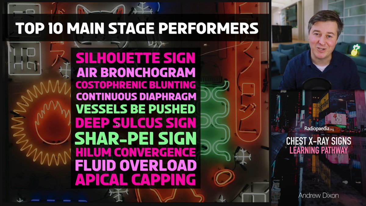 November 15th was a holiday here in Brazil 🇧🇷. I took some time off to watch the new @Radiopaedia Chest X-Ray Signs Learning Pathway by one of my favorite educators @DrAndrewDixon