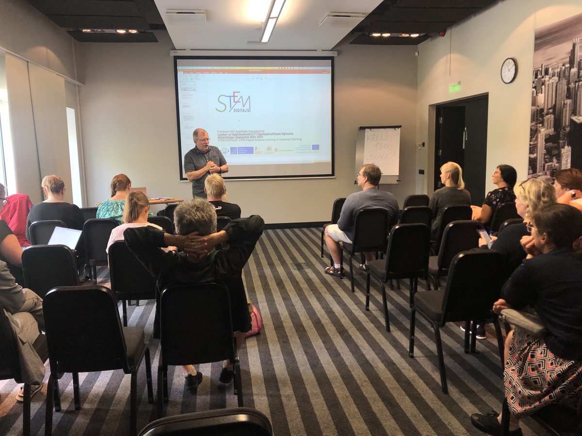 One of the international multiplier events of STEM Digitalis was organized by Tallinn University on the 24th of August 2023.