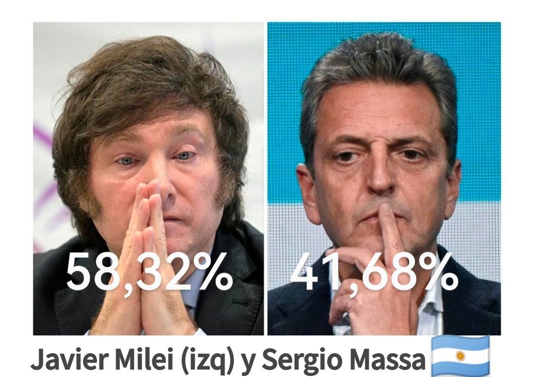 RomnyInfante's tweet image. UNA PALIZA DESCOMUNAL ... GANÓ JAVIER MILEI ... GRANDE ARGENTINA 🇦🇷🇦🇷🇦🇷