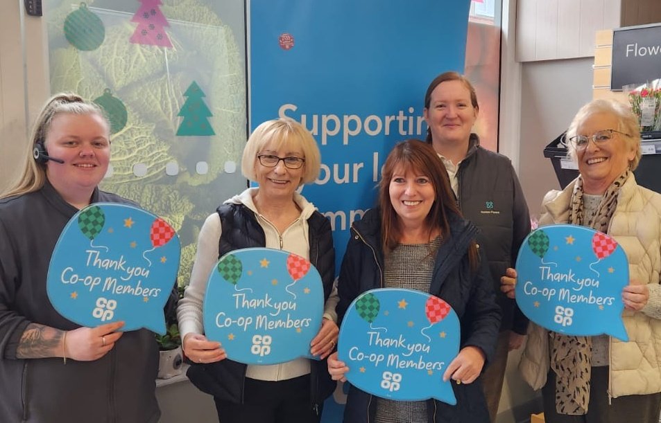 I had a great time chatting with the ladies from Easington Tea Dance celebrating the support from <a href="/coopuk/">Co-op</a> members two members are in the new cause I can't wait for the connection meeting 2 more celebrations to do but sadly they couldn't make it  #ItsWhatWeDo #beingcoop