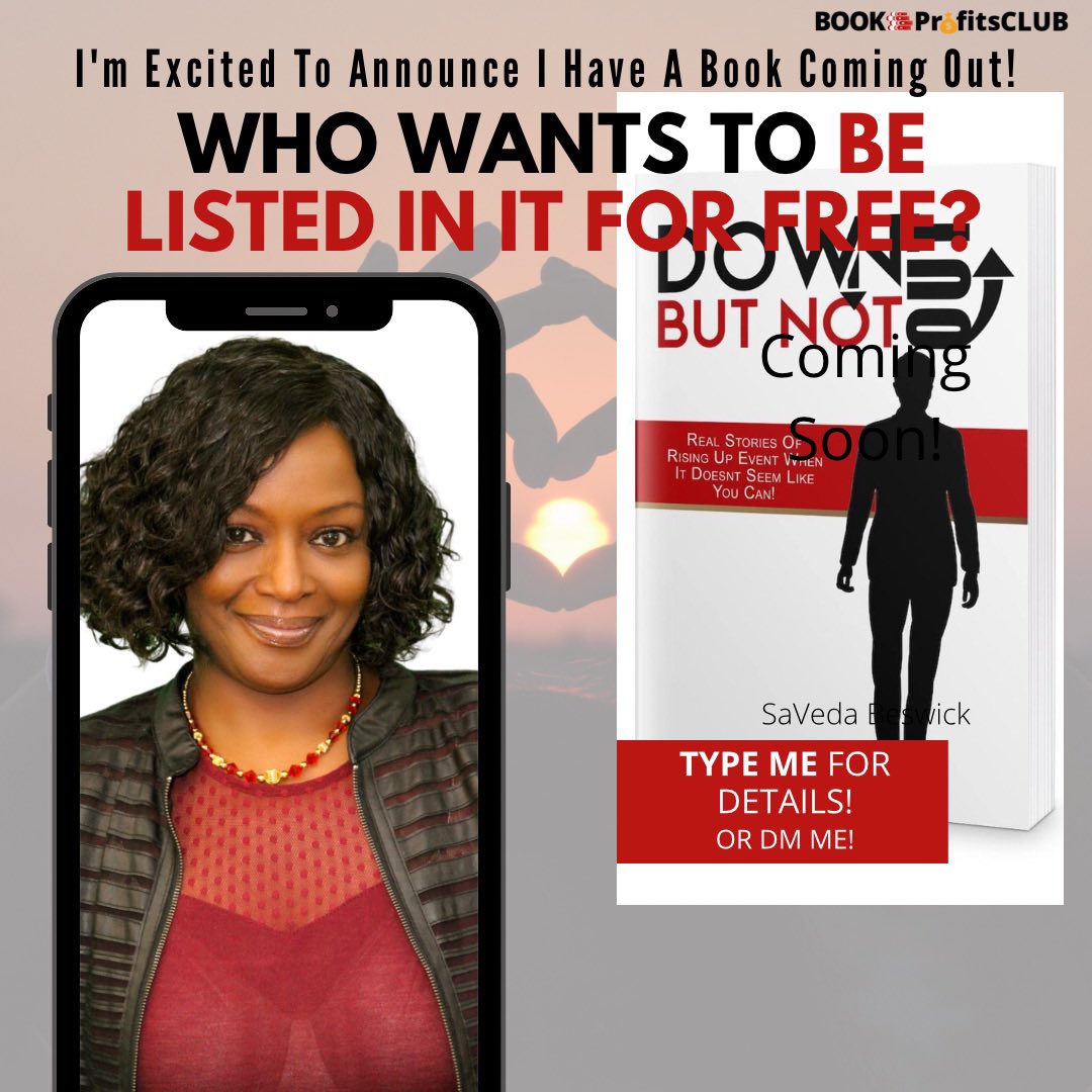 SavedaBeswick's tweet image. Book announcement 📣 I’m Excited To Announce I’m Launching My New Book in the Spring of 2024. I Am Looking For People To Be Listed In My Book For Free If that’s you DM now. Thank you #newbookrelease #authors #inspiringauthors
