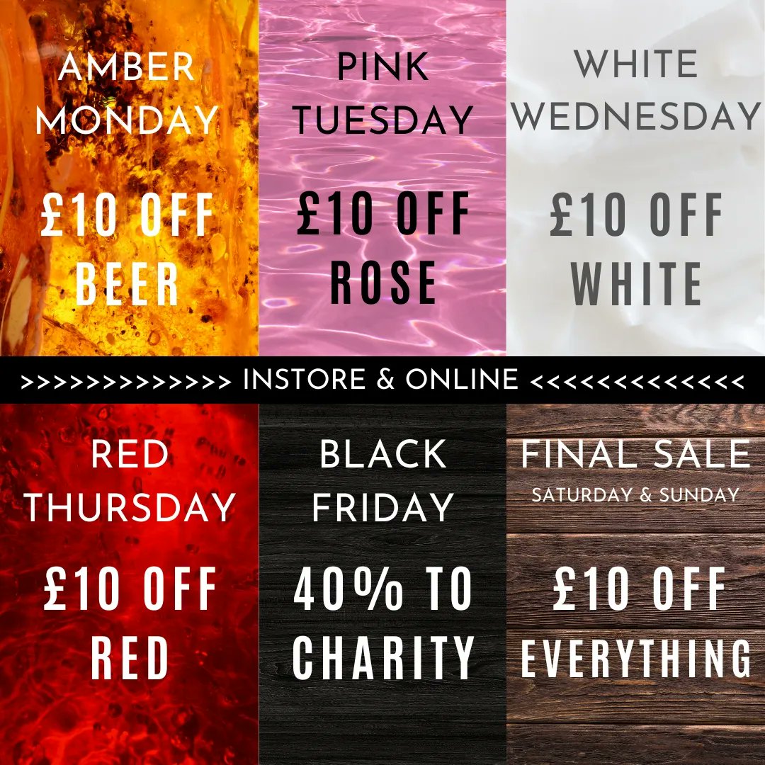 As usual, we're not doing a 'normal' #blackfriday this year... See the deals and make your choices!

All discounts and donations apply to case sales made on the relevant days - check our website for the daily sales!

Our chosen charity is <a href="/Stand4Socks/">Stand4Socks</a> - check them out too!