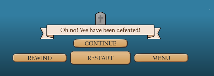 You now have the option to watch the rest of the game play out after your (unlikely and undoubtedly unfair) defeat!