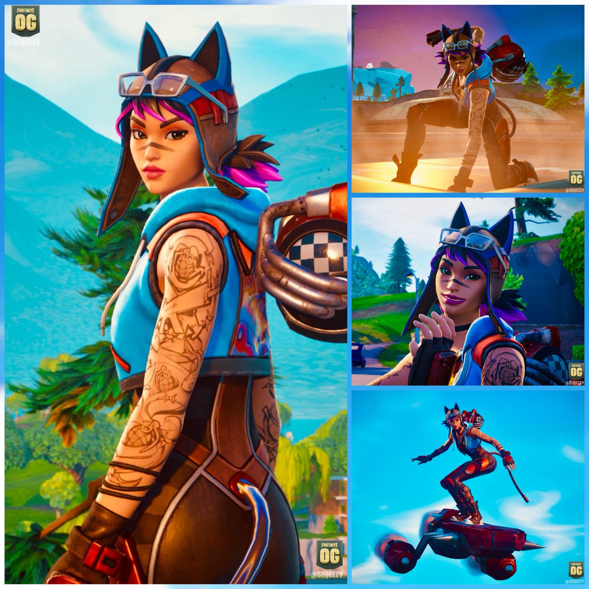 Sezvyn_'s tweet photo. 50% Cat + 50% Sweat = Renegade Lynx ❤️
#Fortnite #FortniteOG #Fortographs https://t.co/rsjm6jvGTF