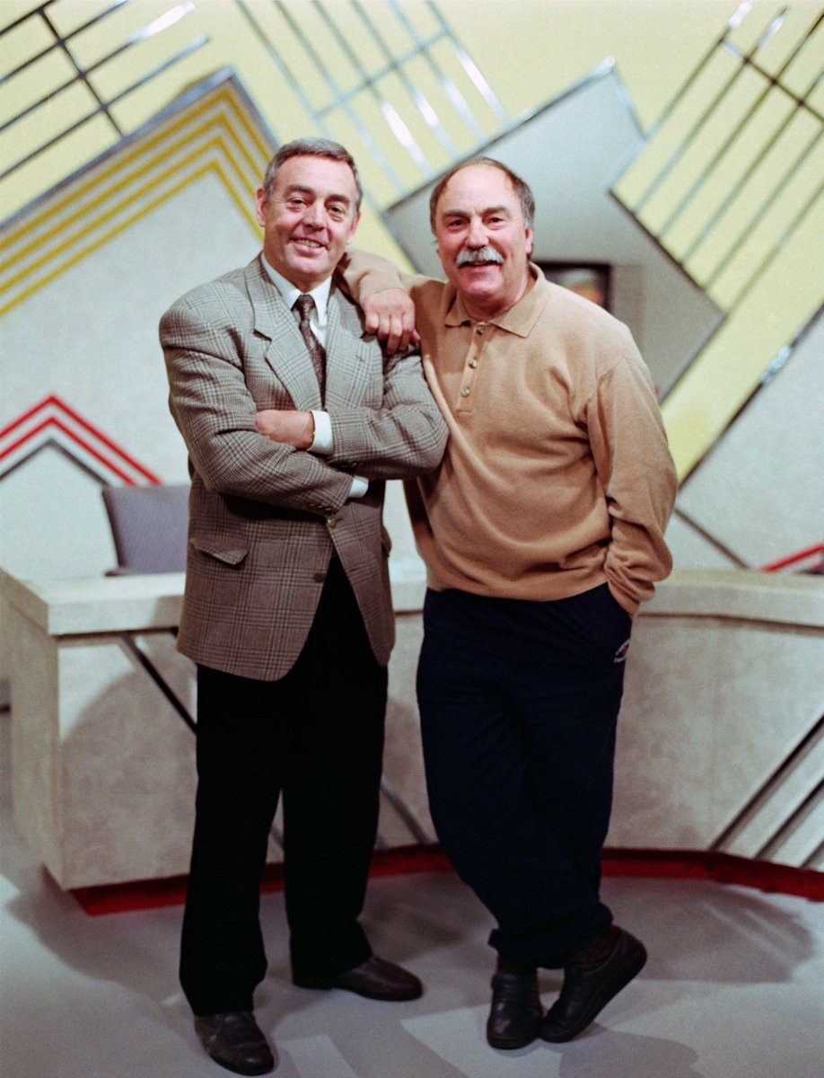JimBwick's tweet image. On #ITV4 now &quot;The Best of Saint &amp;amp; Greavsie&quot;. When #football still had characters.