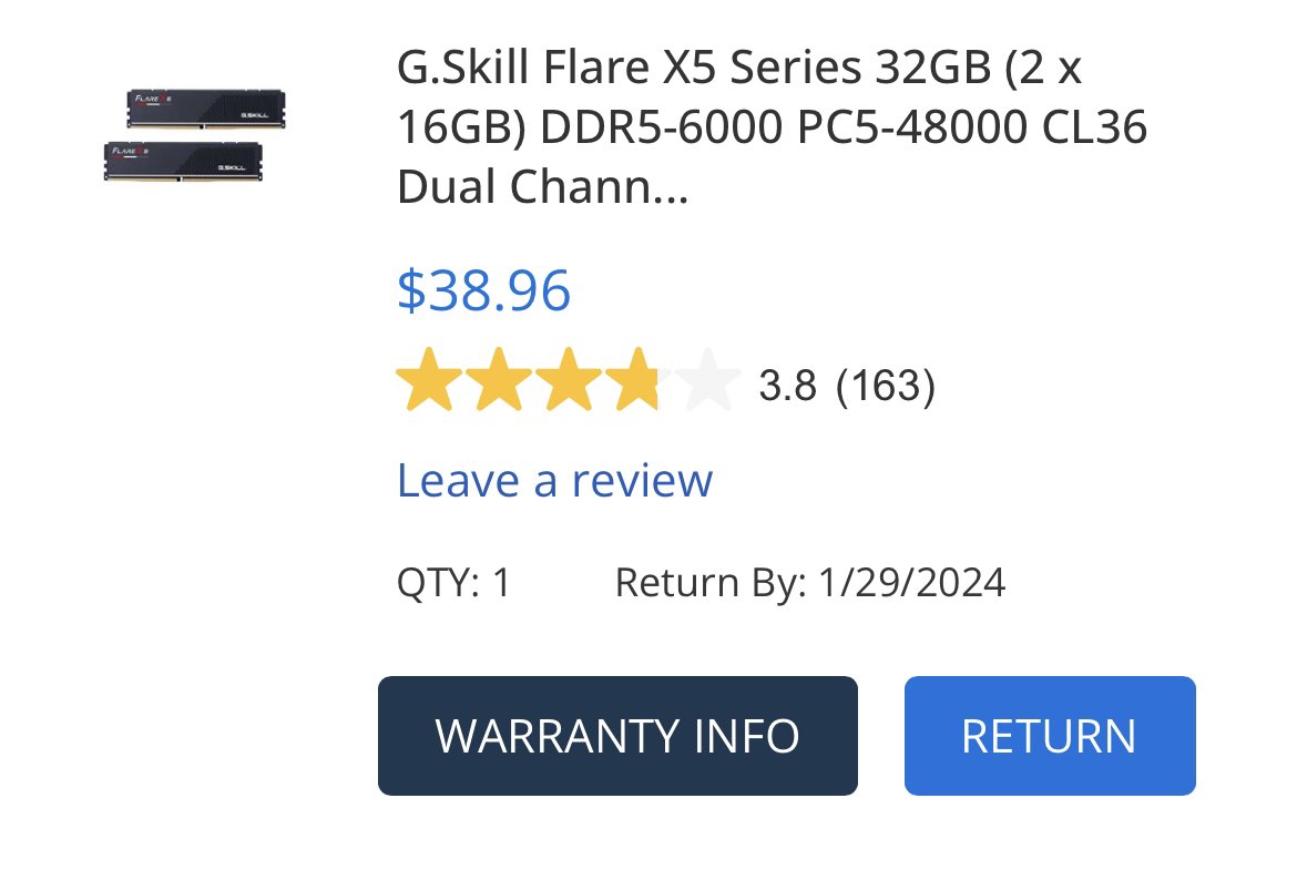 BuildsByEli's tweet photo. @PCBuilderJason Jason have you ever seen open-box deals like this at Microcenter? 🤯 couldn’t pass up trying to build a budget AM5 build! https://t.co/Mfi97M2iXh