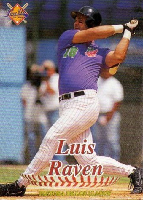 javiergon56's tweet photo. CUMPLEAÑOS DE UN JONRONERO
19/11/1968: Nace en La Guaira, estado Vargas, Luis Raven, uno de los grandes jonroneros criollos de todos los tiempos. Jugó 16 temporadas en la LVBP, en las que acumuló 94 Hrs y 401 CE, por lo q entre los líderes vitalicios en ambos departamentos. https://t.co/ErPlMyyVHy