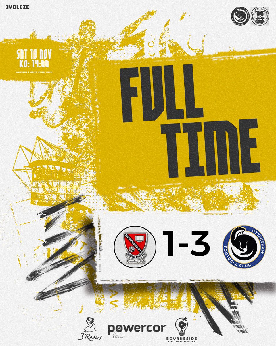 Ottershaw FC (@ottershawfc) on Twitter photo Big 3 points for the otters after a 3-1 win away vs <a href="/farnboroughne/">FarnboroughNorthEnd</a> to keep the momentum going!
Goals ⚽️:
<a href="/coach____lewis/">Lewis Harrington</a> 2
<a href="/BenPlacito/">Ben Placito</a> 1
MOTM 🍾:
Jake Taylor
#UTO 🦦🟡🔵 Big 3 points for the otters after a 3-1 win away vs <a href="/farnboroughne/">FarnboroughNorthEnd</a> to keep the momentum going!
Goals ⚽️:
<a href="/coach____lewis/">Lewis Harrington</a> 2
<a href="/BenPlacito/">Ben Placito</a> 1
MOTM 🍾:
Jake Taylor
#UTO 🦦🟡🔵