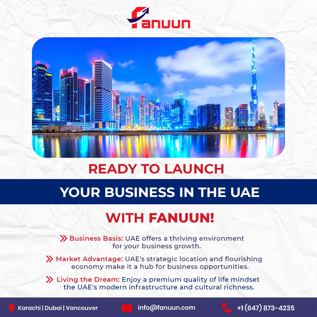 FANUUNcon's tweet photo. Launch your business dream in the UAE with FANUUN! 🚀
🌴 Experience a business-friendly environment, strategic advantages, and an unparalleled lifestyle.
💼 Let FANUUN be your guide in establishing your presence in this dynamic market.

#uae #BusinessExcellence #dubai #FANUUN https://t.co/kfhfrDWnTg