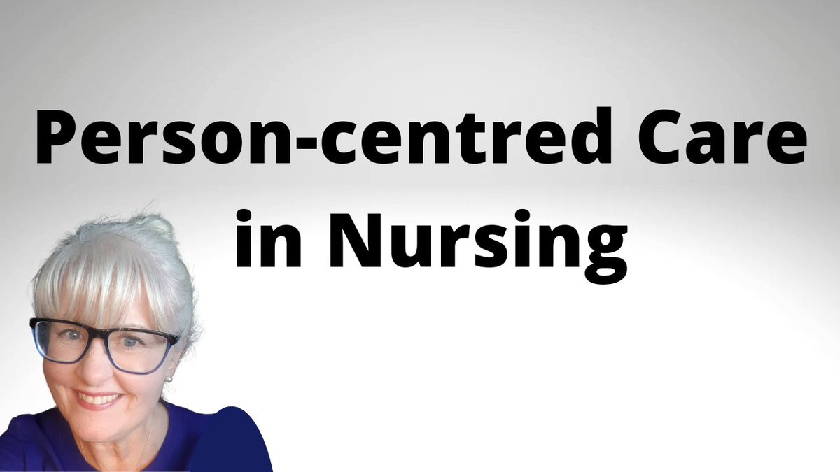 Lots of student nurses and trainee nursing associates asked for this week's video to support assignments: Person-centred Care in Nursing. Helpful for module leads too, see link: youtu.be/J5TDAGTp8ZY I hope it helps.🤩🍀 @CNENetworkUK @RCNStudents @WeStudentNurse @RCNNQN