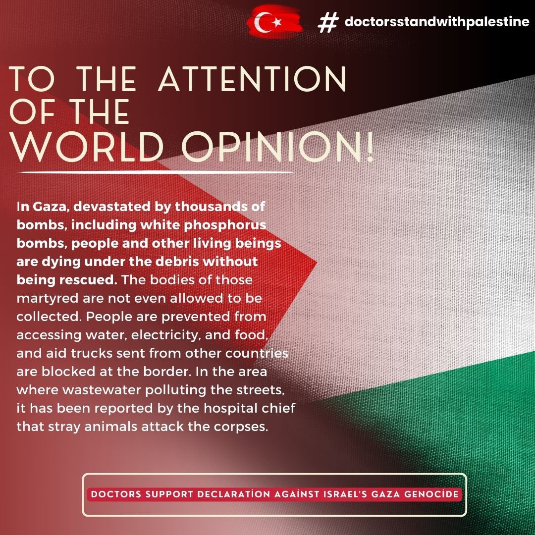 Stop now! #doctorsstandwithpalestine