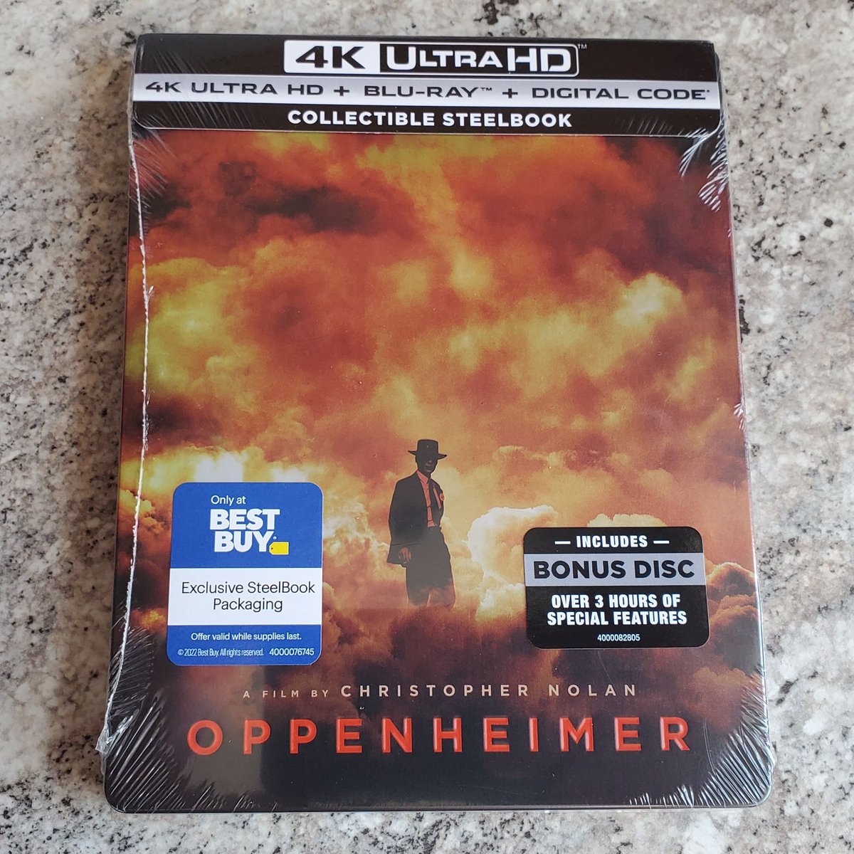 #Oppenheimer #4ksteelbook #4kbluray #4kultrahd #bestbuy #exclusive #steelbook #canyouhearthemusic #physicalmedia #filmsathome