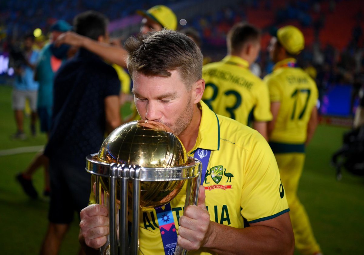cricketworldcup's tweet photo. Forever etched in history 😍

#CWC23 https://t.co/ofHuu9mVY0