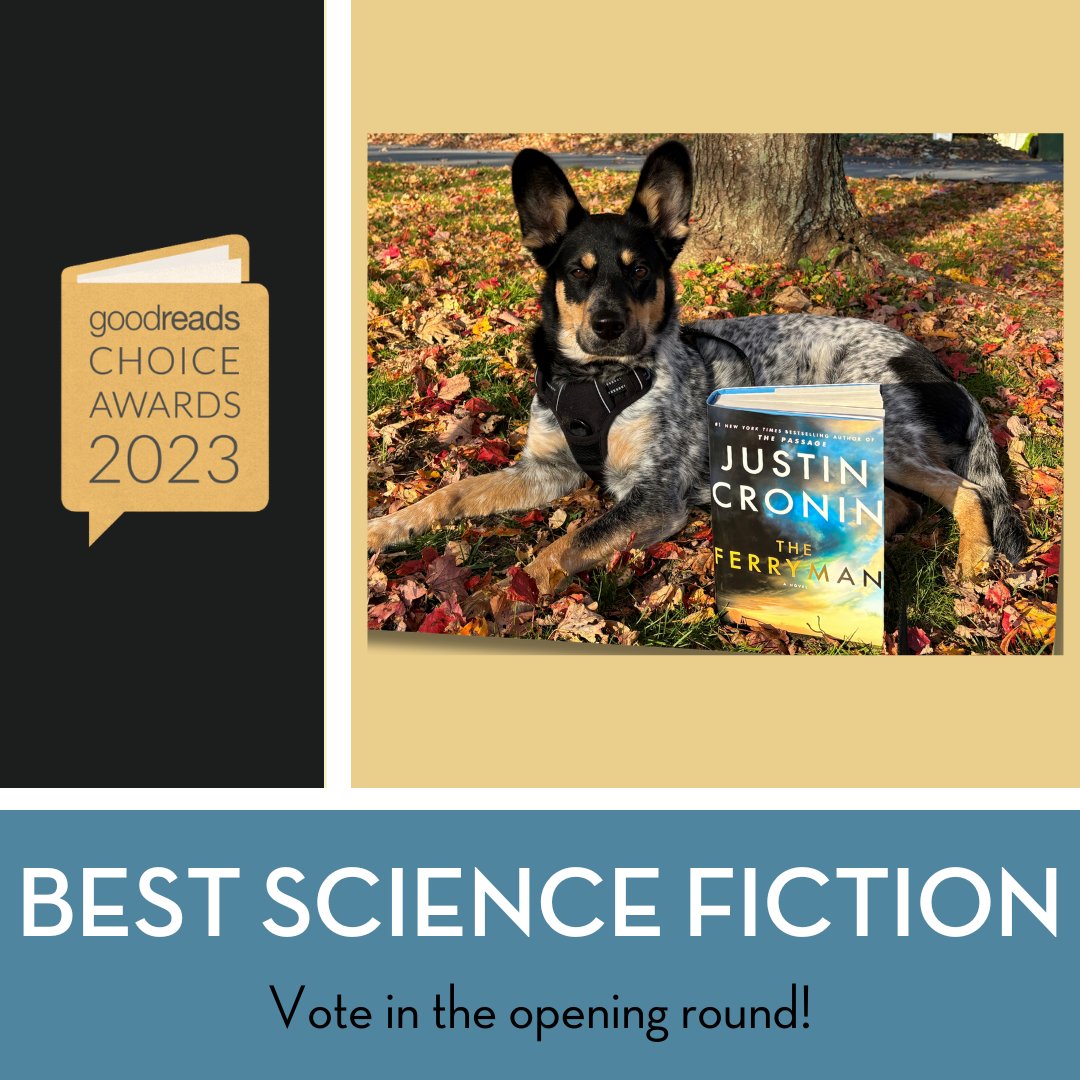 THE FERRYMAN has been nominated for the Goodreads Choice Award for best sci-fi of 2023. Dove kindly asks: Will you help us make it to the next round with your vote? goodreads.com/choiceawards/b…