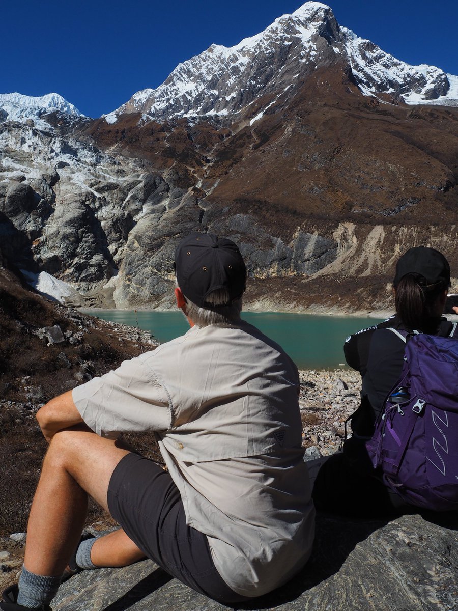 We spent a couple of days in Sama Gaun having a rest day, although in the Himalayas there is no such thing as a rest day! Sunrise was just spectacular and it felt you could almost reach across and touch Manaslu…it really is quite close! <a href="/the_AMI/">The AMI</a> @JoeBrownShops