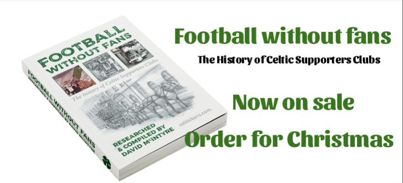celticbars's tweet photo. Hi folks, my book Football Without Fans - The History of Celtic Supporters Clubs is now on sale. I hope you enjoy it. Many thanks for all the support I have received.
https://t.co/GT2E2DchJh https://t.co/xShiq24H6d
