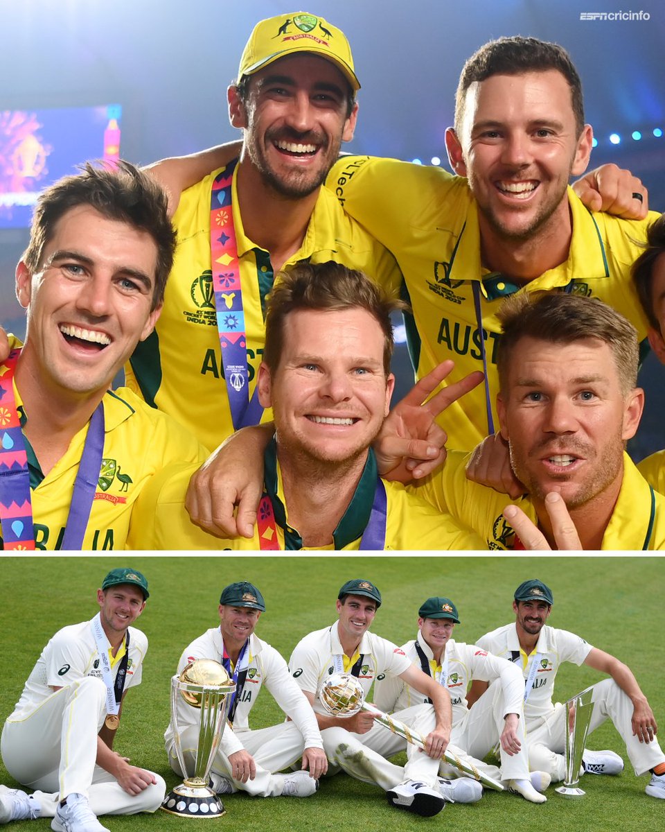 cricinfo's tweet photo. How many ICC trophies do you want?
These five: YES 😄🏆

#INDvAUS #CWC23 #CWC23Final https://t.co/U2N47PPFCV