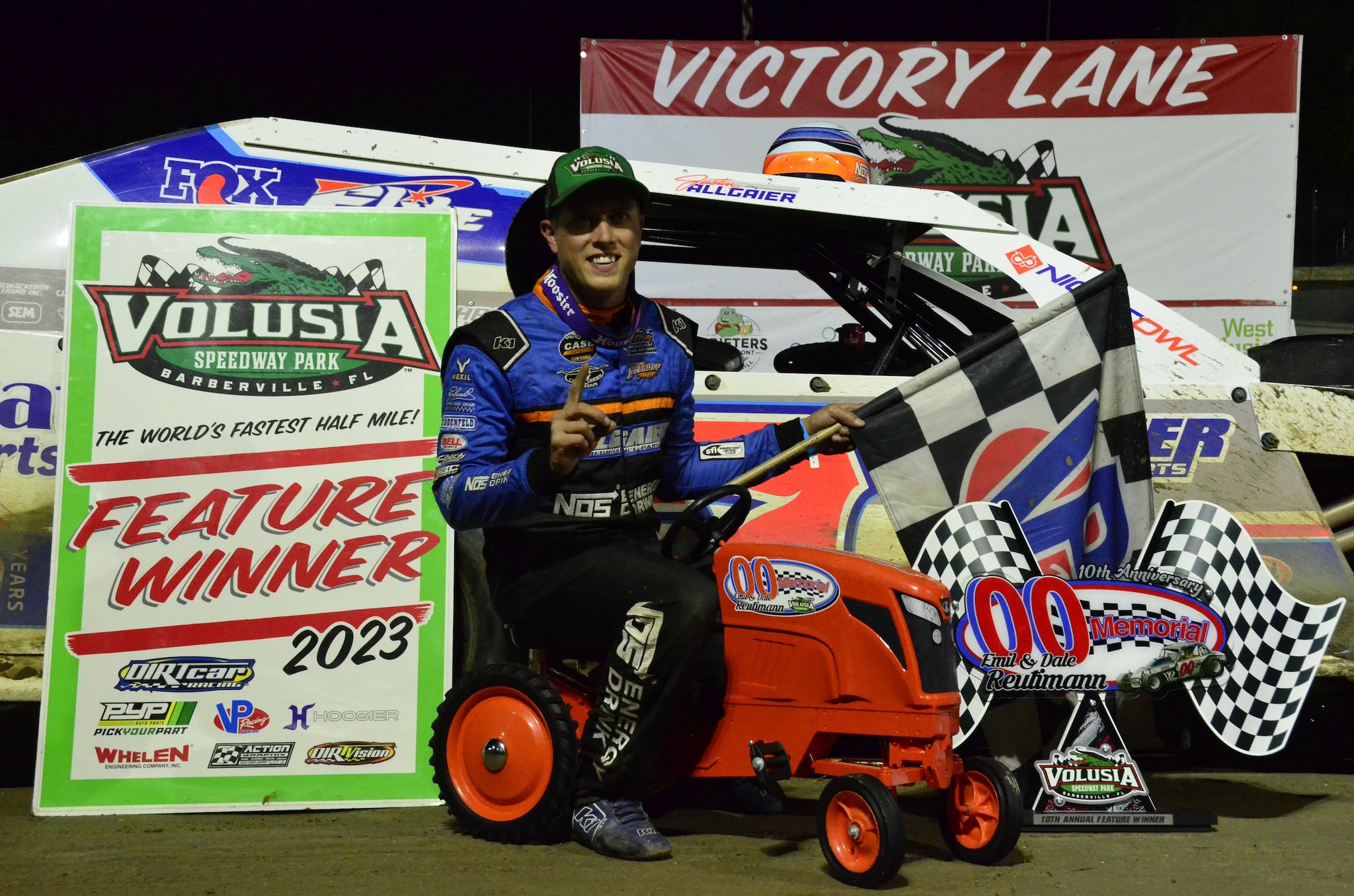 GUESS WHO'S BACK: Hoffman Leads all 50 to Win 10th Annual Reutimann  Memorial at Volusia – DIRTcar Racing