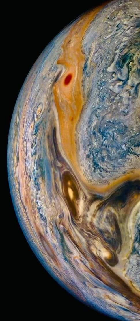 One of the best images of Jupiter photographed by NASA's Juno probe