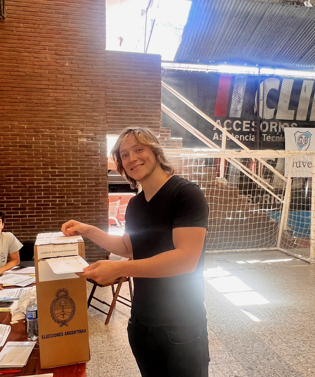 El voto mas convencido de toda mi vida. Vamos a cambiar la Argentina para siempre.