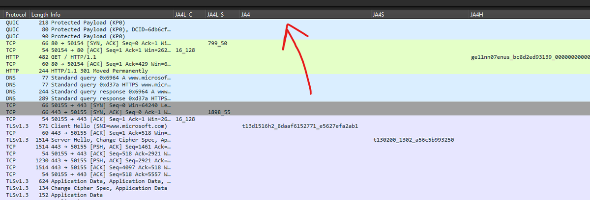 All of JA4+ in Wireshark!

The JA4+ Plugin is now available!
github.com/FoxIO-LLC/ja4/…