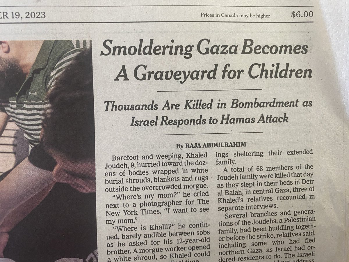Will this be the legacy of the state of Israel?
Is this how we are to understand “never again”?