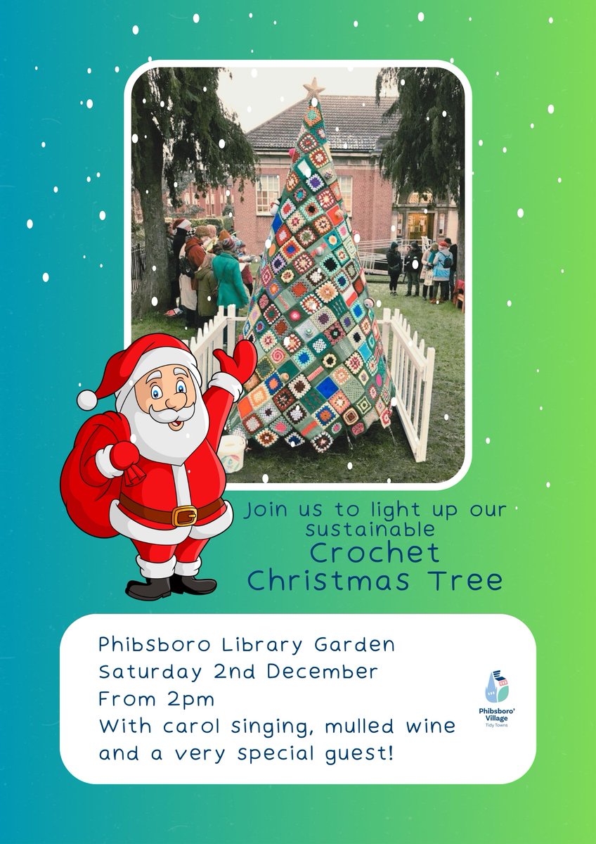 We will be kicking off Christmas celebrations on the first Saturday in December at Phibsboro Library, with an event to mark the return of our sustainable Crochet Christmas Tree!
#sustainability #sustainablechristmas #crochetchristmastree #communityspirit #carolsinging #mulledwine