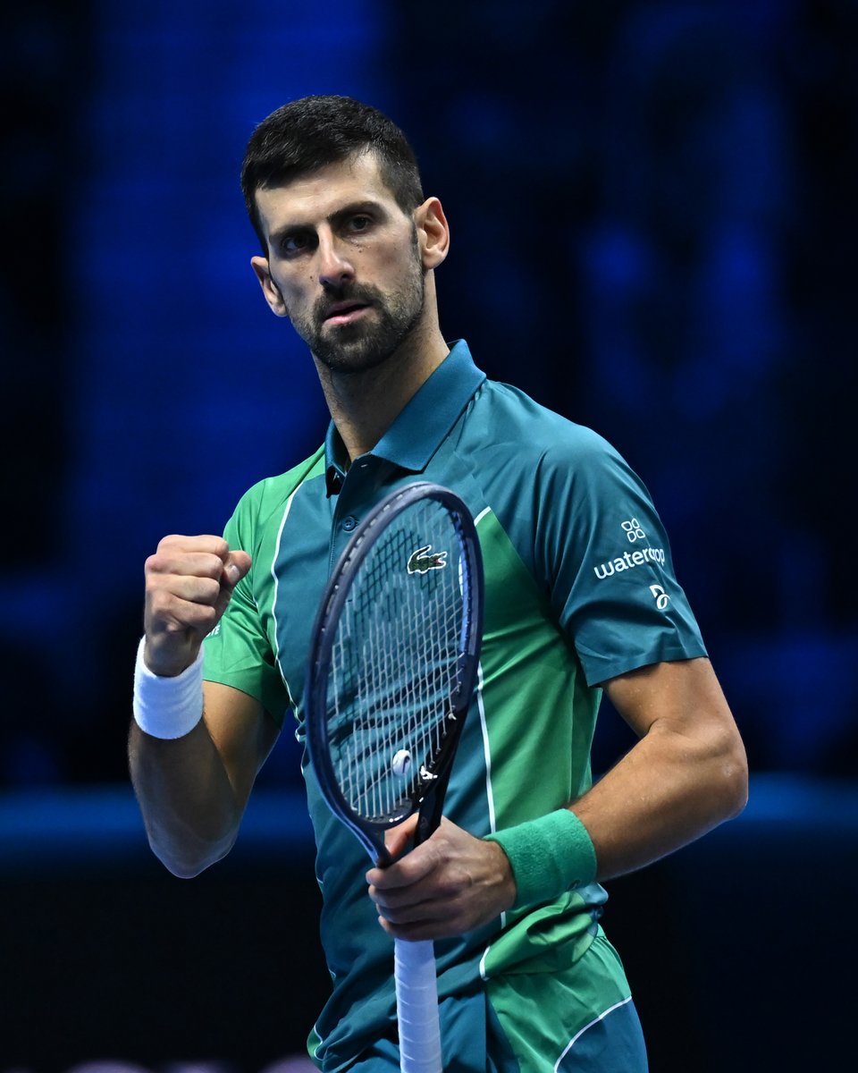 rolandgarros's tweet photo. 🇷🇸 6/3

The World No.1 claims the opening set over Sinner! #NittoATPFinals https://t.co/Y9i5OFrFU9