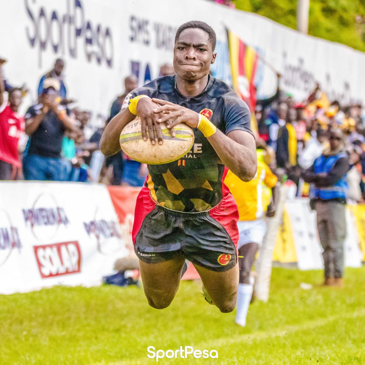 Congratulations to Our very own <a href="/BatholomewRoy/">𝓑𝓪𝓽𝓱𝓸𝓵𝓸𝓶𝓮𝔀 𝓡𝓸𝔂</a> top Try scorer on his maiden outing for <a href="/Uganda_Sevens/">Uganda Sevens</a>. We are super proud of you. Beautiful display of Rugby on the big stage. To many more🥂 <a href="/UgandaRugby/">Uganda Rugby Union</a> 
#Safari7s 
#NileSpecialRugby 
#SupportUgandaSevens