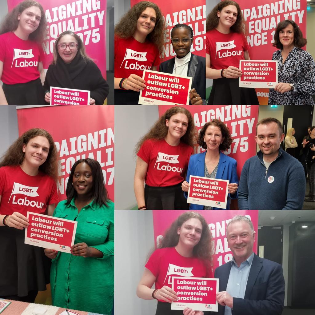 Fantastic to have the support of so many Labour MPs, Parliamentary Candidates and London Assembly members in our campaign for a total ban on conversion therapy. A Labour government will put at end to this abhorrent practice 🌹🏳️‍🌈