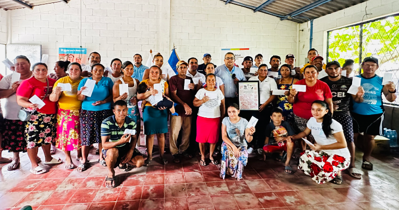 Habitat_org's tweet photo. In El Salvador, @HabitatES helped residents in Rancho Viejo improve their access to better hygiene and proper sanitation by installing 50 toilets in female-headed households and homes with children and people with disabilities. #WorldToiletDay