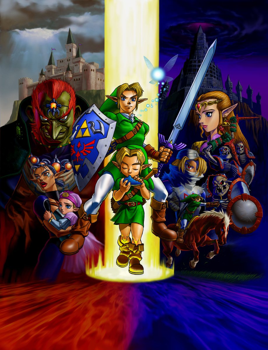 ZeldaUniverse's tweet image. 🎉 HAPPY 25th ANNIVERSARY 🎉

The Legend of Zelda: Ocarina of Time released on this day 25 years ago, on the Nintendo 64 in Japan! (November 21, 1998)