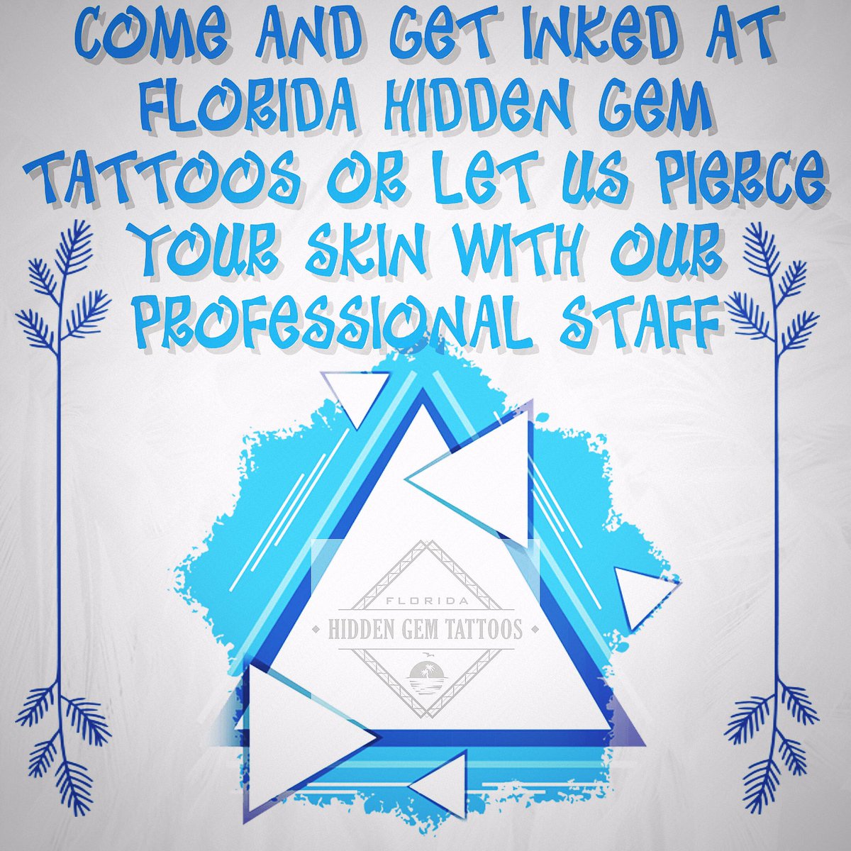 Walk-ins always welcome or give us a call to schedule an appointment at 689-241-7595 #floridahiddengemtattoos #tattooideas #downtownkissimmee #oldtownkissimmee #tattoosandpiercings #inkedlife #stcloudfl #davenportflorida #orlandoflorida #celebrationflorida #lakebuenavistafl