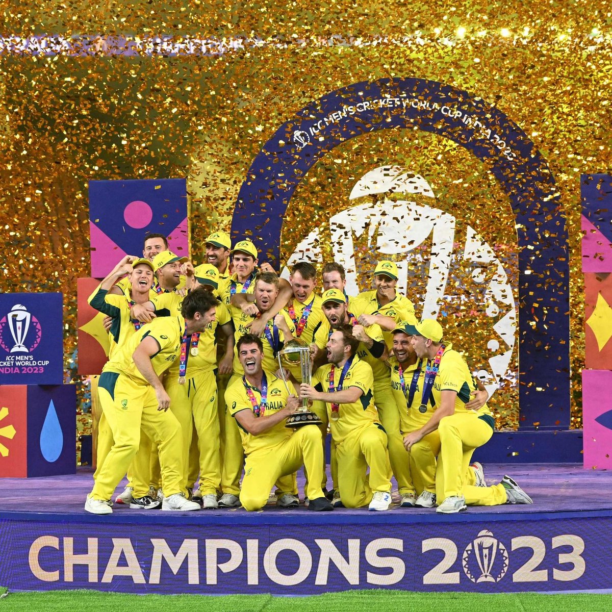 Congratulations #Australia 🎉

#Australia #Worldcupfinal2023 #CWC23Final #AUSvsINDfinal