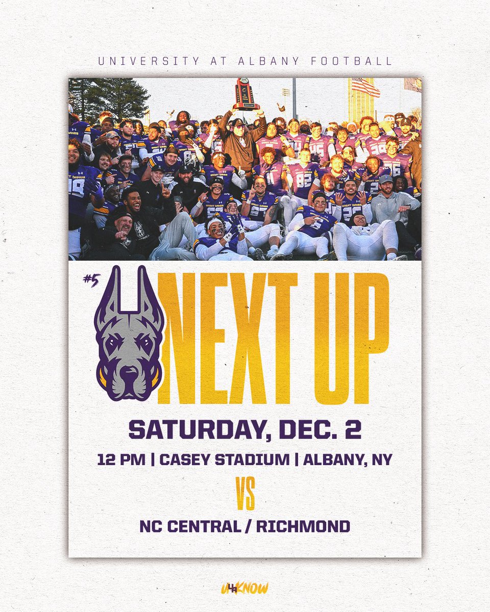 UAlbany Football tweet media