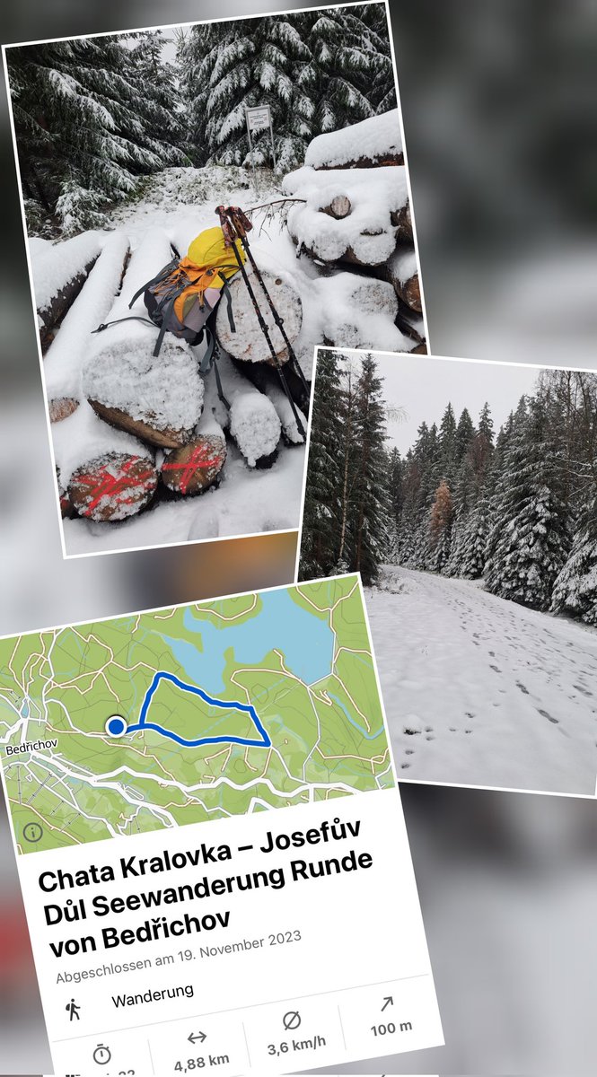 Hallo Twitter Freunde, 🙋‍♂️viele Grüße aus dem Isergebirge 🗻⛄️