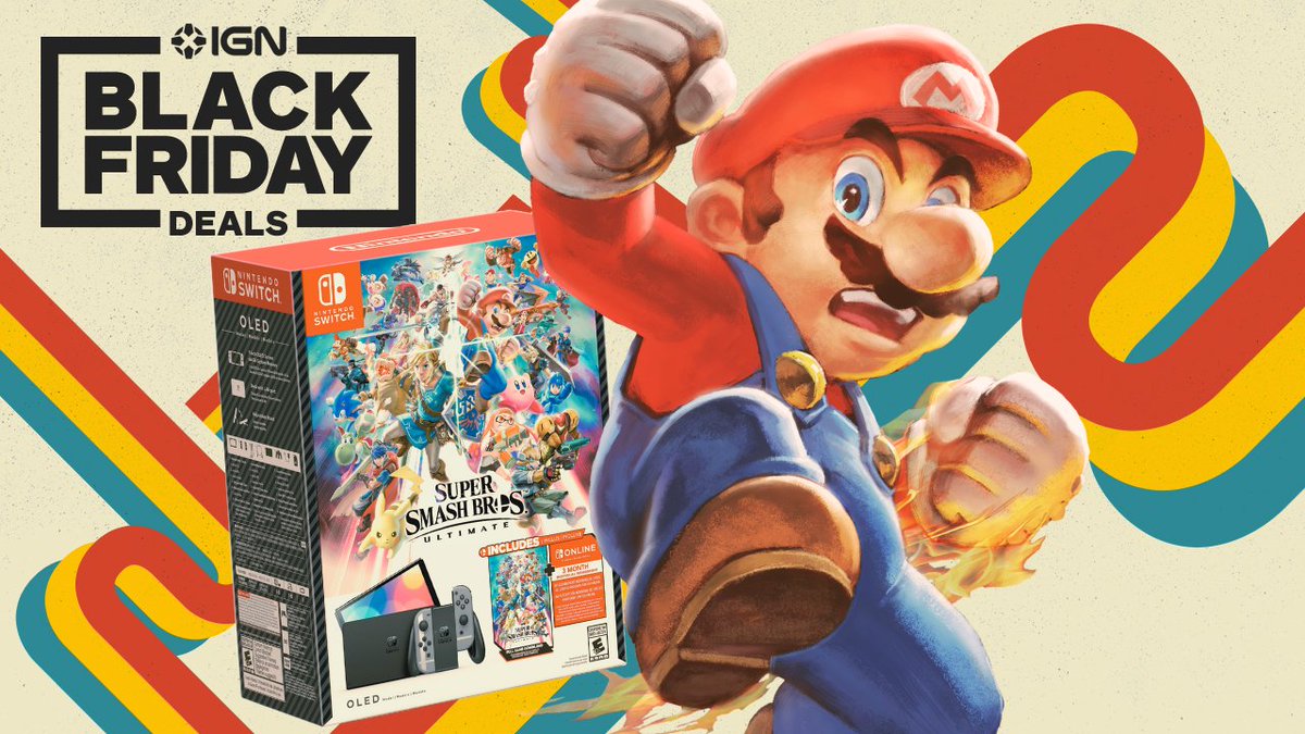 IGN Deals on X: Nintendo Switch OLED Black Friday bundle is now
