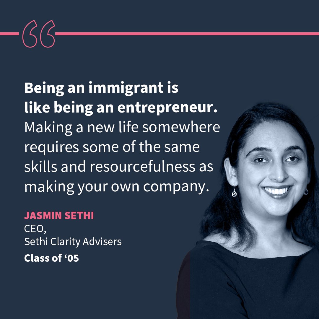 What do women, immigrants, and entrepreneurs have in common? Tenacity, vision, and the ability to take on risk and thrive. This #womensentrepreneurshipday we asked Fellows about their experiences at the intersection of all three identities.  #wedo2023