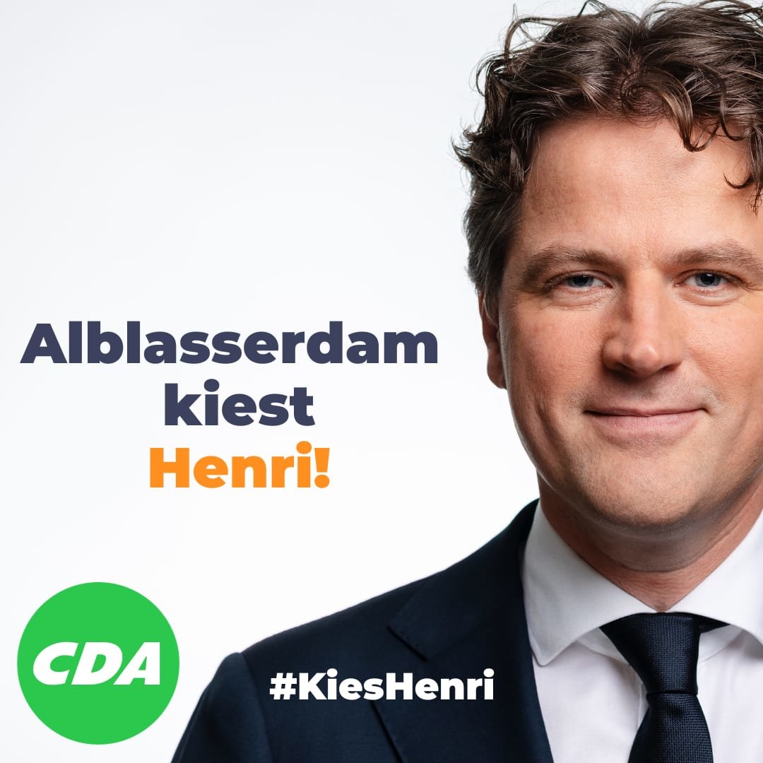 Alblasserdam kiest Henri! dlvr.it/Sz2hHd