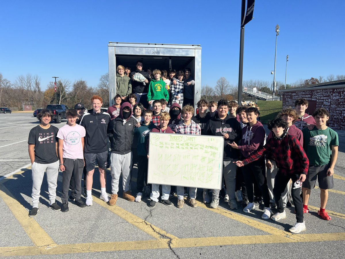 Garnet Valley Football (@garnetvalleyfb) on Twitter photo 252 Turkeys going to homes in need for this holiday! Thank you to our players, coaches, and community to make this day happen! And thank you to <a href="/Jimmywhiteiv1/">Jimmywhiteiv</a> and <a href="/Coach_Wrez/">Dave Wrzesniewski</a> for the preparation and amount of time to make an impact on our community! <a href="/TMFoundation/">Travis Manion Foundation</a> 252 Turkeys going to homes in need for this holiday! Thank you to our players, coaches, and community to make this day happen! And thank you to <a href="/Jimmywhiteiv1/">Jimmywhiteiv</a> and <a href="/Coach_Wrez/">Dave Wrzesniewski</a> for the preparation and amount of time to make an impact on our community! <a href="/TMFoundation/">Travis Manion Foundation</a>
