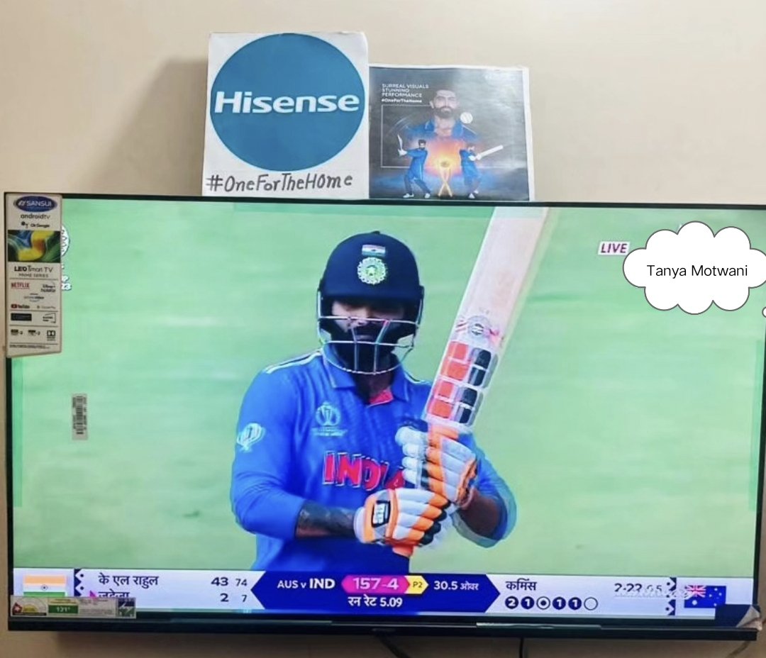 motwanitanya13's tweet image. #oneforthehome 
#HisenseIndia #ravindrajadeja #indvsaus
#indiavsaustralia
#worldcup
@Hisense_IND
@imjadeja 

@Alkajain888 @Beard_Boy_Dixi @dadofbonhisha @HarishM59826428 @surajsahu32