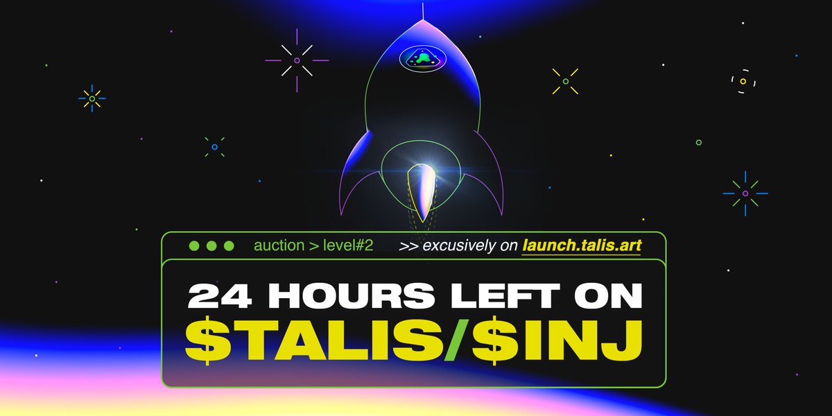 ProtocolTalis's tweet photo. Did you know that every fee collected since the beginning of Talis launch on Injective will go to the $TALIS stakers ?
https://t.co/kVM54n5dGd
Come participate to the auction, only a few hours left !
#staking #tokenlaunch #talisprotocol #Launchpad https://t.co/vSY1g2glHw